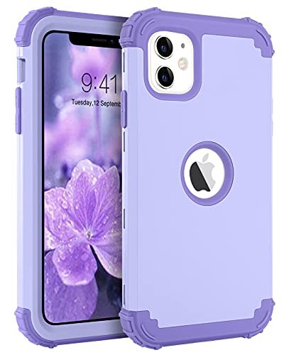 Rugged 3-in-1 Heavy Duty iPhone 11 Case K631 in Purple-image