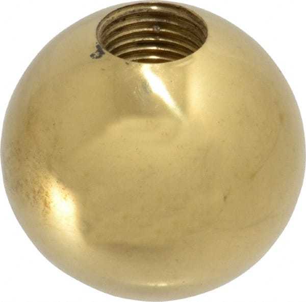 Gibraltar 1/220 Thread, 1.38" Diam, Threaded Hole Ball Knob Natural