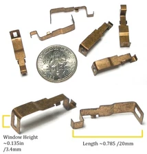 12pc TYCO Mattel 440-X2 HPX2 COMPATIBLE HO Slot Car PICK UP SHOES Nice A+ Parts!