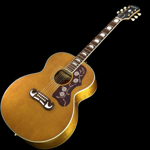 Nueva Guitarra Acústica Antigua Brillo Natural Epiphone/Masterbilt J-200  Antigua | eBay