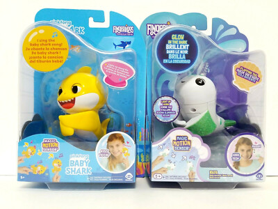 Fingerlings BABY SHARK RAYA Interactive Toy Kids Fun Lot/2