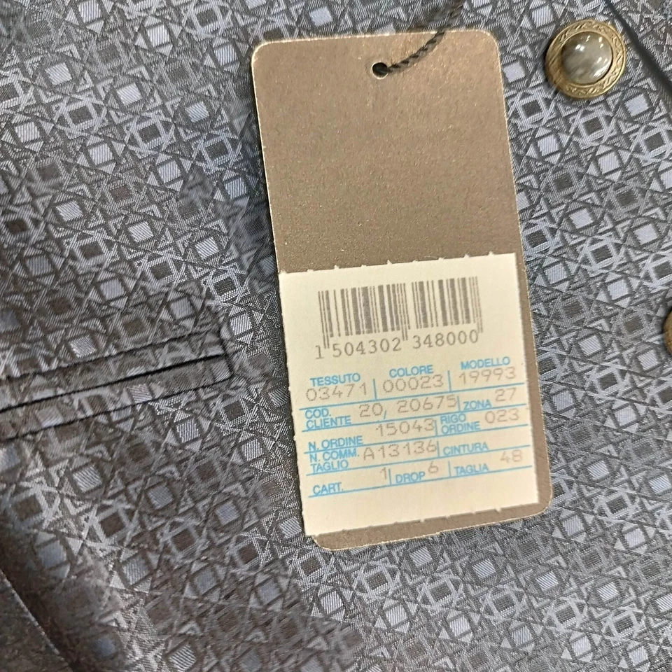 Men’s Formal Vests Made in Italy Hi-Quality Ceremony Wear with Matching Plastron - Image 4 of 4