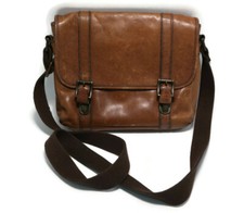 Fossil Rustic Handbag Genuine Leather Shoulder Purse Satchel Crossbody Bag 13x11