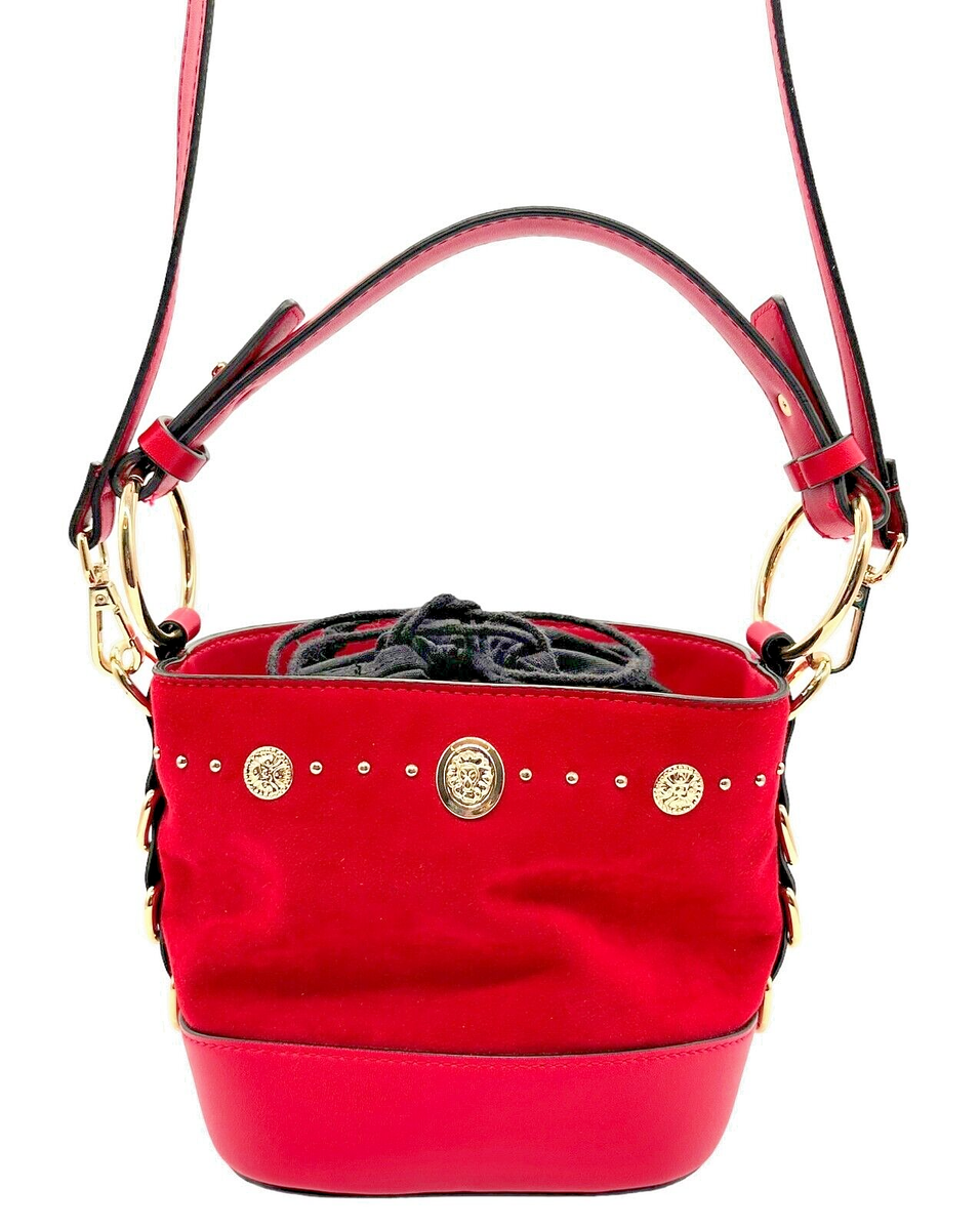 TopShop Bianca Studded Faux Suede Leather Drawstring Bucket  display picture 3