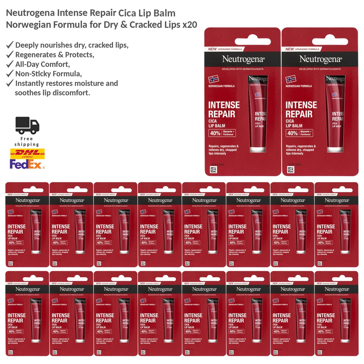 Neutrogena intense repair body balm 6個 【公式通販】