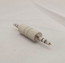 1pc 3.5mm Stereo Male To 1/8" Plug Coupler Headphone TRS Audio Adapter Connector