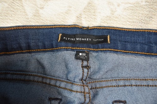 Flying Monkey Skinny Blue Jeans Womens Size 29 US 9 Dark Wash. Soft Stretch. - Picture 8 of 12