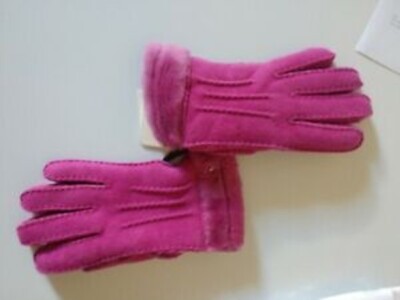 ???NEW UGG Classic Tasman Genuine Leather Shearling Pink Gloves New colours in the Ugg Tasman in stock now @georgesskiworld  main image 3