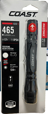 Coast 20484 G32 LED Flashlight Black 465 Lumens