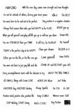 Be You Quotes Sticker Sheet for Planner, Diary, Journals & Scrapbooking