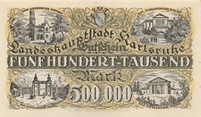 Karlsruhe  -  Landeshauptstadt  -  500 Tausend Mark