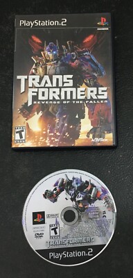 Transformers Revenge of the Fallen PlayStation 2 PS2 Tested w/MANUAL INV-7395
