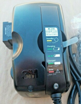 3M BC-210 Smart Battery Charger & Power Base (For BP-15 Battery Pack) (1/EA) NEW