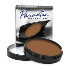 Mehron Paradise LIGHT BROWN 1.4 oz Full Size -Face Paint Water Activated Costume