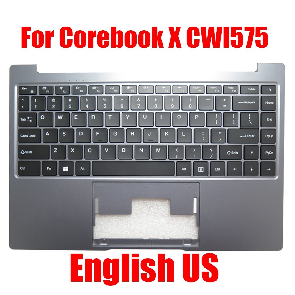 CHUWI ノートPC シルバー 英語キーボード Laptop Palmrest For Chuwi For Corebook X CWI575 With Backlit