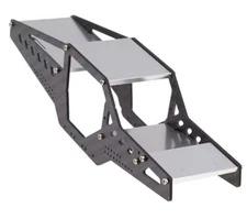 Powerhobby SCX24 Carbon Fiber Aluminum Rock Racer Conversion Chassis Kit Silver