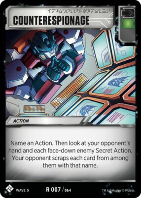 transformers tcg rare cards Transformers TCG Starscream Scheming Second-In-Command main image 0
