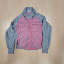 Women's Nike Golf Pink  Grey Windbreaker Jacket size Large