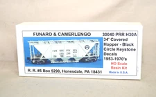 Funaro & Camerlingo  F&C HO PRR H30A Black Cr Keystone Covered Hopper Kit #30040