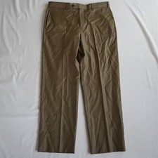Brooks Brothers 33x29 Brown Vitale Barberis Fitzgerald Wool Mens Dress Pants