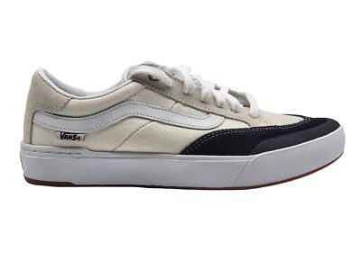 Vans Berle Pro Marshmallow Black Suede Canvas Men 7.5 Shoes VN0A3WKXKIG