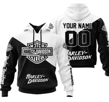 Personalized Harley Racing Davidson 3D Hoodie , Unisex Adults S-5XL
