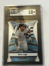 2024 Aaron Judge Topps Stadium Club Triumvirates Die Cut Graded 10 Mint Gorgeous