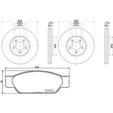 Kits de frein Jaguar X-TYPE