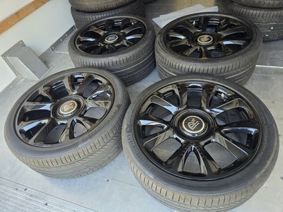 21'' Rolls Royce Ghost / Wraith / Dawn OEM factory forged wheels black