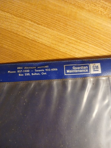 1983 Chevrolet Owners Manual - Picture 8 of 8