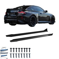 Seitenschweller passend f�r BMW M2 G87 2023+ Schwarz gl�nzend