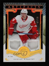 2015-16 Upper Deck Artifacts Gold Spectrum Materials 2/10 Gustav Nyquist #33 i9i