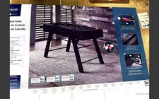 Whalen Bayside Foosball Table Indoor Game Black MPN 1518940