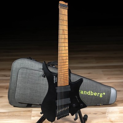 Strandberg Boden Standard N2.8 8 String Headless   Black Satin Metallic