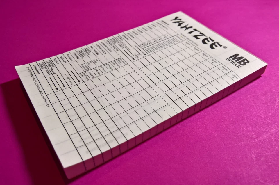 MB Spiele YAHTZEE [ 1976 ] - Bild 4 von 4