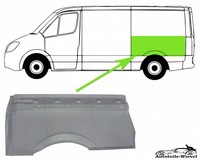 Reparaturblech KotflüGel Hinten Links Oben FüR Mercedes Viano Vito Bus 03-14