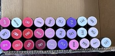 Lot Of 28 - Spectrum Noir Markers Pinks, Purples, Florals