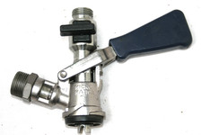 KEG-Fassanschluss für Korbfitting mit Absperrhahn, KEG-Zapfkopf, Hobbybrauer(3)