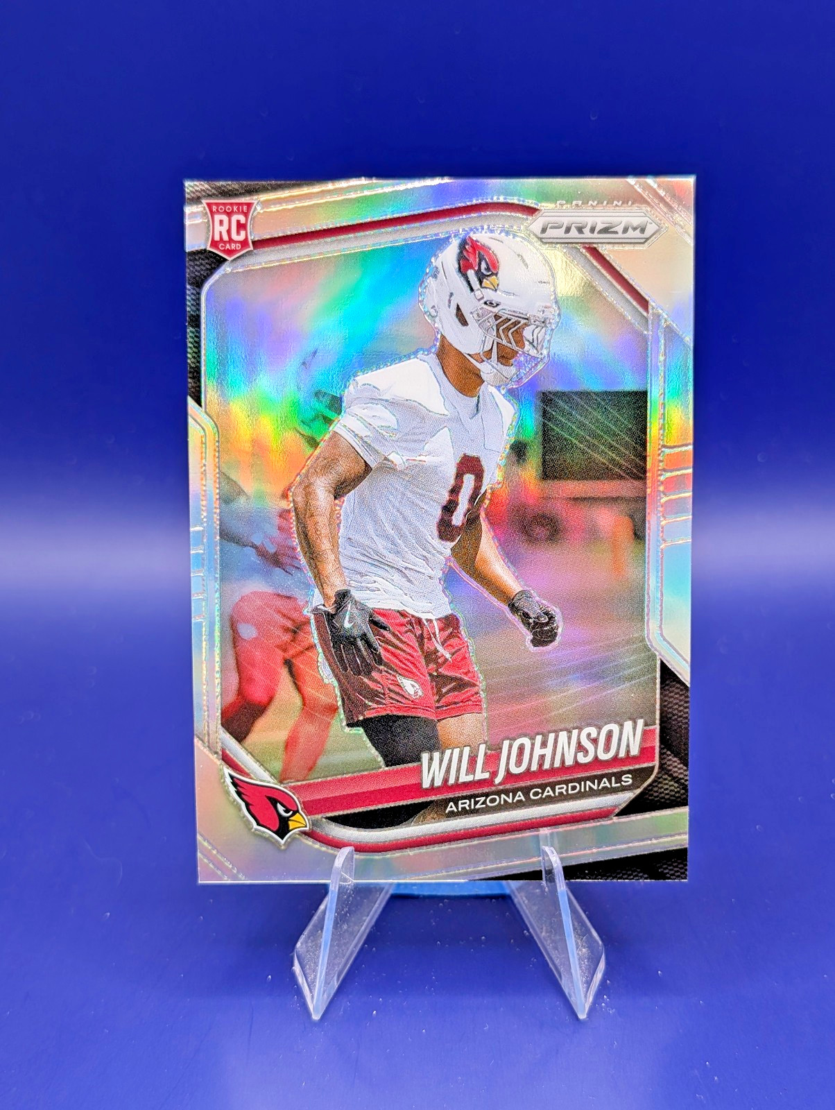 2025 Panini Prizm - Rookies Will Johnson #370 Silver Prizm (RC)
