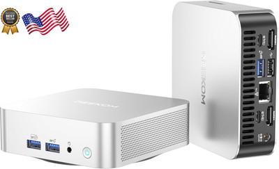GEEKOM A6 Mini PC with AMD Ryzen 7 6800H 16GB DDR5 RAM (Upgradable