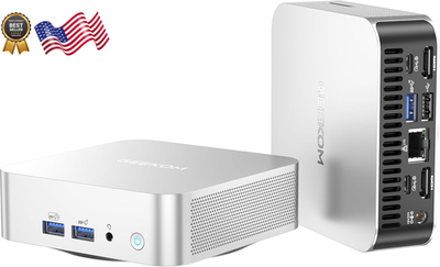 GEEKOM A6 Mini PC with AMD Ryzen 7 6800H 16GB DDR5 RAM (Upgradable