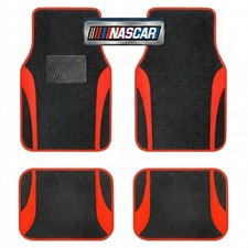 Nascar Carpet Car Mats 4-piece Full Set All-weather Protection Universal Fit Nascar Carpet Car Mats 4-piece Full Set All-weather Protection Universal Fit