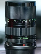 Canon 35-70mm f/4 Wide Zoom Lens - Canon FD Mount  - optics clear fully tested