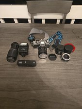 Minolta XD 11 Camera known as XD7 in Japan w/ a 50mm Lens And Bundle Untested