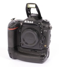 Nikon D750 24.3 MP Digital SLR Camera Body with MB-D16 Battery Grip - Black