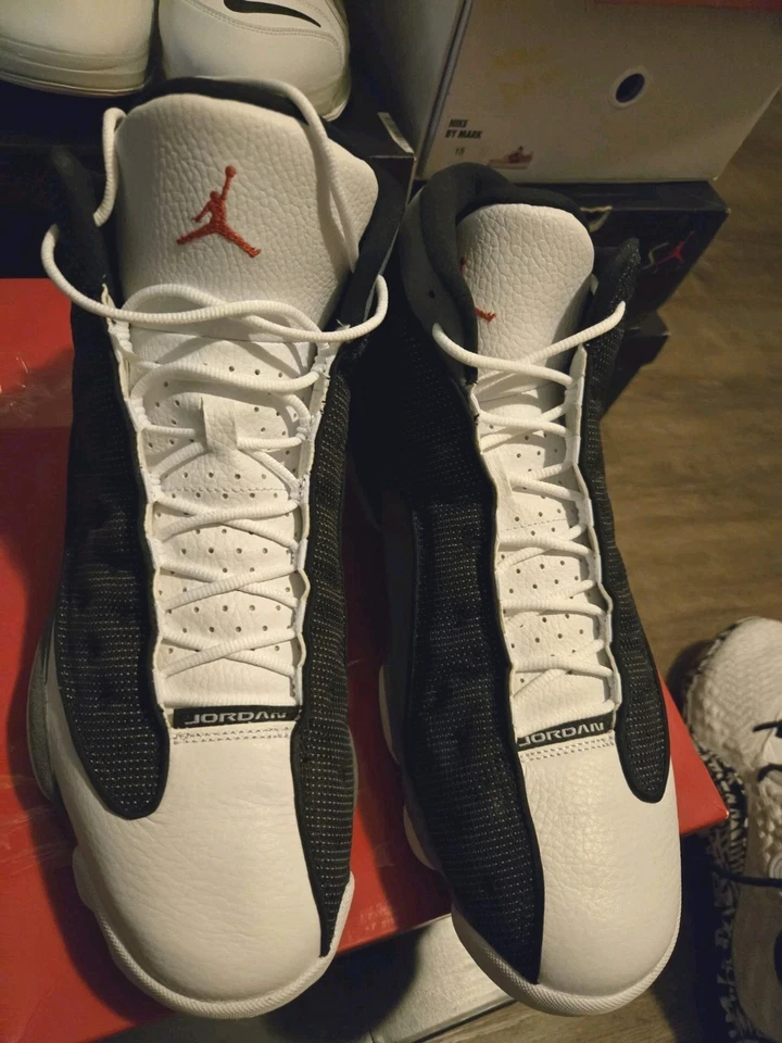 Nike Air Jordan XIII 13 Retro Negro Gris Pedernal Talla 14. Nuevo sin caja Foto 3 de 4