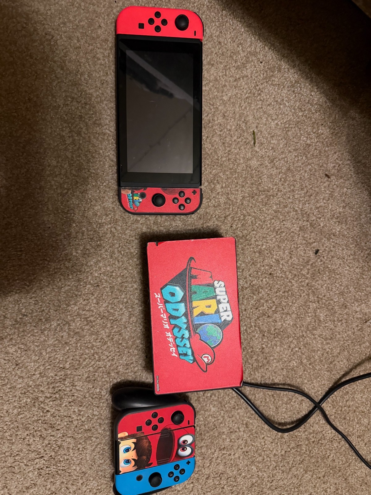 Nintendo Switch 32GB Handheld Console - Neon Red/Neon Blue, With controller