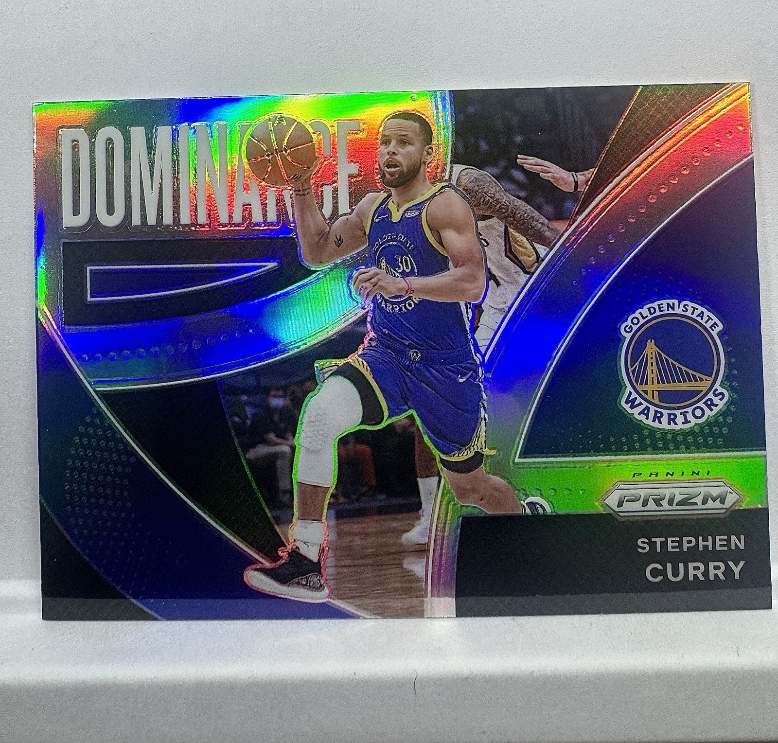2021-22 Panini Prizm STEPHEN CURRY #14 Dominance Green Golden State Warriors
