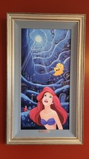 Ariel The Little Mermaid World Up Above SILVER SERIES GICLEE 24x12 Art