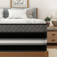 12" Hybrid Mattress Gel Memory Foam Pocket Spring Twin Full Queen King In A Box